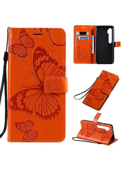 Xiaomi Not 10 Için Flip Case Kickstand Pu Deri Manyetik Kapak ile (Yurt Dışından)