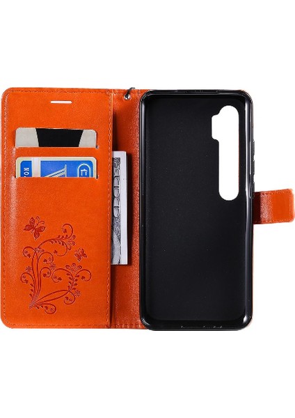 Xiaomi Not 10 Için Flip Case Kickstand Pu Deri Manyetik Kapak ile (Yurt Dışından)