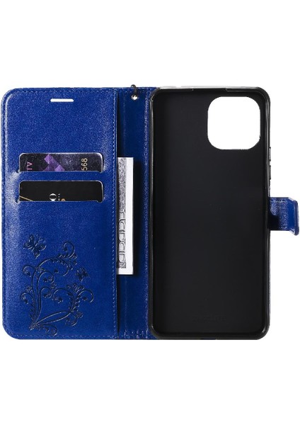 Kart Yuvası Standı ile Xiaomi 11 Lite Pu Deri Için Flip Case Darbeye (Yurt Dışından) fırsatları