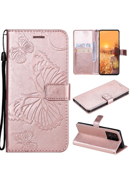 Xiaomi Mix 4 Flip Kickstand Darbeye Kapak Pu Deri ile Flip Case (Yurt Dışından)