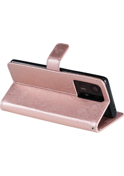 Xiaomi Mix 4 Flip Kickstand Darbeye Kapak Pu Deri ile Flip Case (Yurt Dışından)