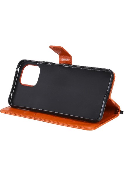 Kart Yuvası Standı ile Xiaomi 11 Lite Pu Deri Için Flip Case Darbeye (Yurt Dışından) modelleri