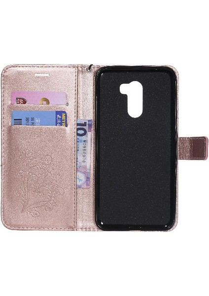 Kart Yuvası Standı ile Xiaomi Pocophone F1 Için Flip Case Pu Deri Manyetik (Yurt Dışından) fırsatları
