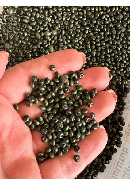 0.5 Mm 20 Gr Ahşap Bambu Delikli Boncuk Takı Boncuğu modelleri