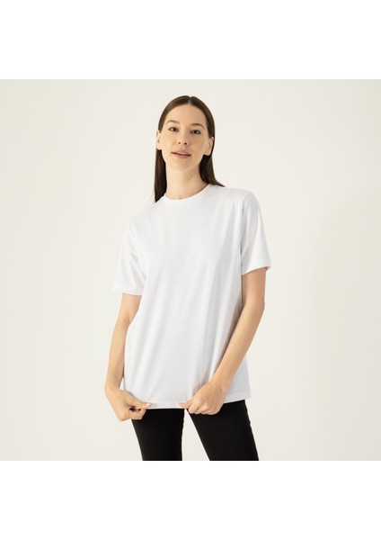 Unisex Bisiklet Yaka T-Shirt