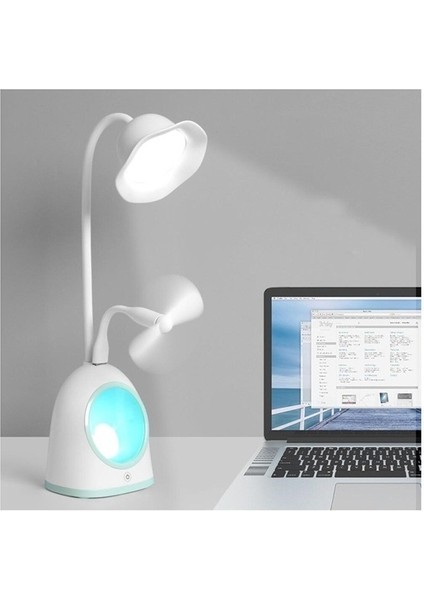 Yeşil Kar Tanesi Geyik Masa Lambası, USB Öğrenci Yurdu Dokunmatik Göz Koruma Masa Lambası LED Çok Fonksiyonlu Gece Lambası (Yurt Dışından) fiyatları