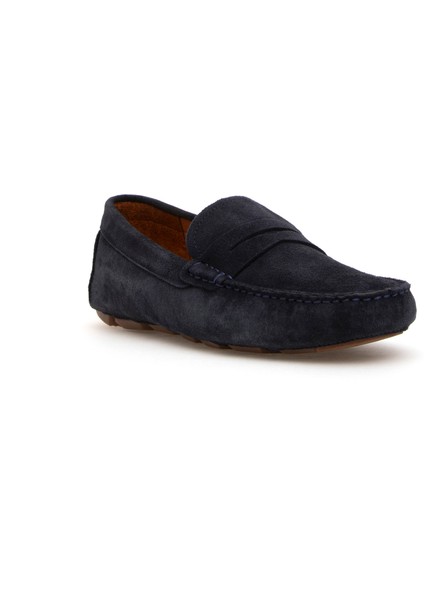 Erkek Lacivert %100 Deri Loafer Ayakkabı 50288705-VR033