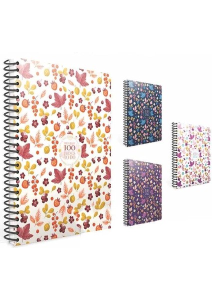 Defter Things Spiralli Karton Kapak A4 80 Yaprak Çizgili fiyatları