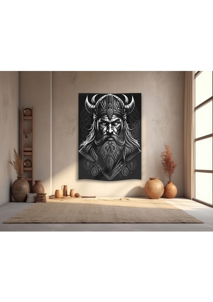 Pingala Wall Design, Viking Duvar Örtüsü, Valhalla Viking, Bohem Duvar Örtüsü, Tasarım Duvar Örtüsü