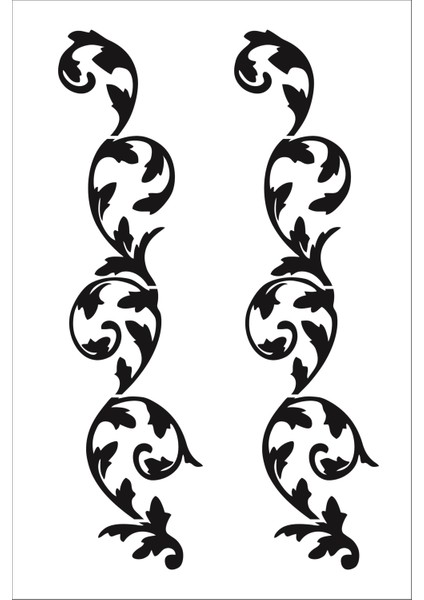 Stencil Sarayi Boyama Şablon Bordür - 4771