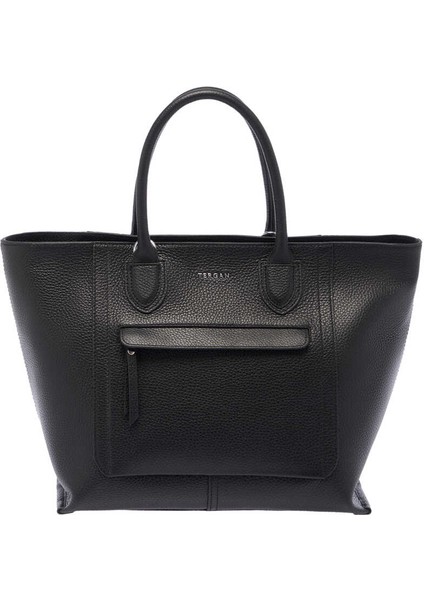 Siyah Hakiki Deri Kadın El Çantası - S24Y1BC80288-A41