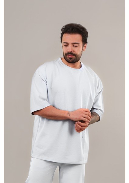 Lux Kadın Kısa Kollu Tişört Beyaz