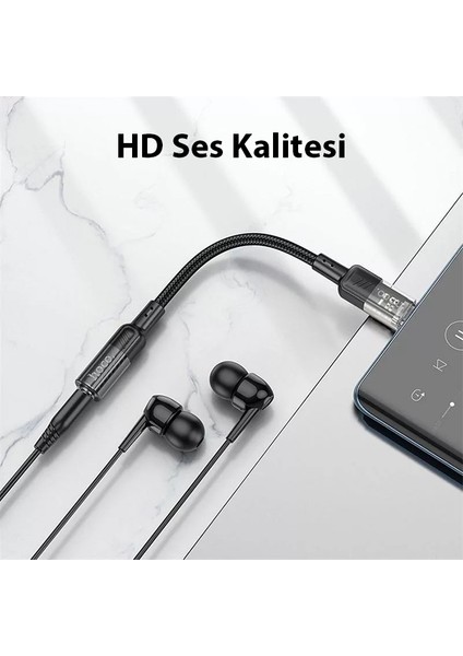 LS37 Type-C To 3.5mm Aux Kulaklık Ses Dönüştürücü Adaptör