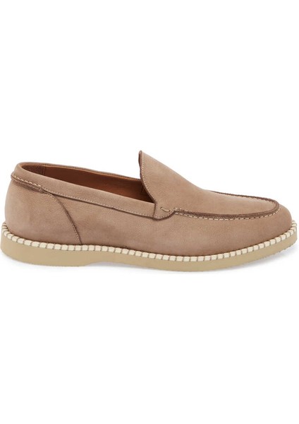 Vizon Hakiki Nubuk Deri Erkek Loafer - E24I1AY56641-A65