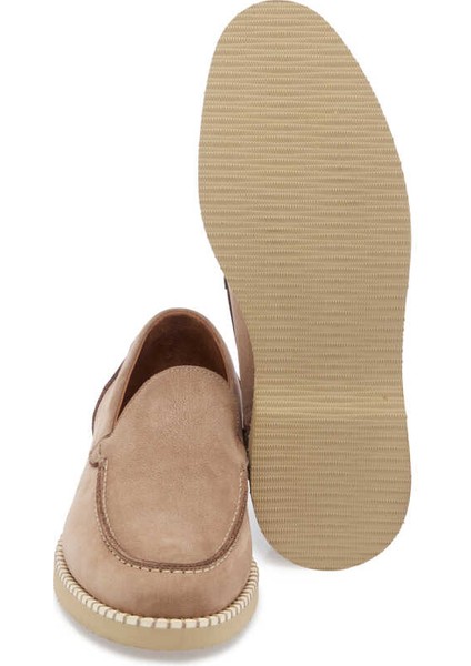 Vizon Hakiki Nubuk Deri Erkek Loafer - E24I1AY56641-A65