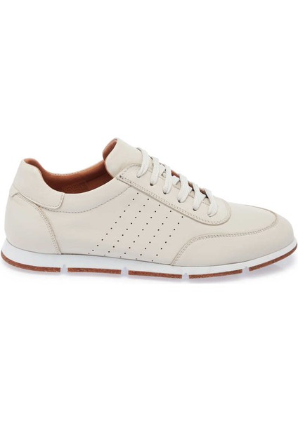 Bej Hakiki Deri Erkek Sneaker - E24I1AY56684-A25