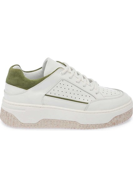 Beyaz Hakiki Deri Kadın Sneaker - K24I1AY67308-M03 modelleri