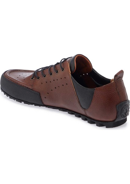 Taba Hakiki Deri Erkek Casual Ayakkabı - E24I1AY56753-A29