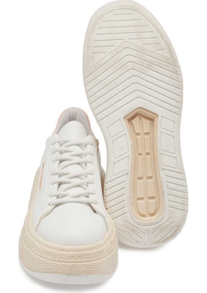 Beyaz Vegan Kadın Sneaker - K24I1AY67361-Q3Y