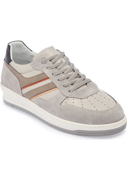 Gri Hakiki Deri Erkek Sneaker - E24I1AY56691-Q9I