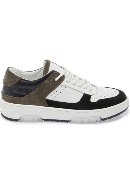 Siyah Hakiki Deri Kadın Sneaker - K24I1AY67307-S2Y