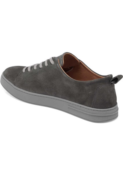 Gri Hakiki Deri Erkek Sneaker - E24I1AY56830-C11