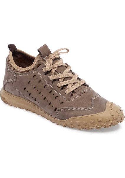 Bej Hakiki Nubuk Deri Erkek Sneaker - E24I1AY56828-B23
