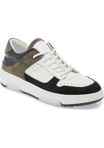 Siyah Hakiki Deri Kadın Sneaker - K24I1AY67307-S2Y