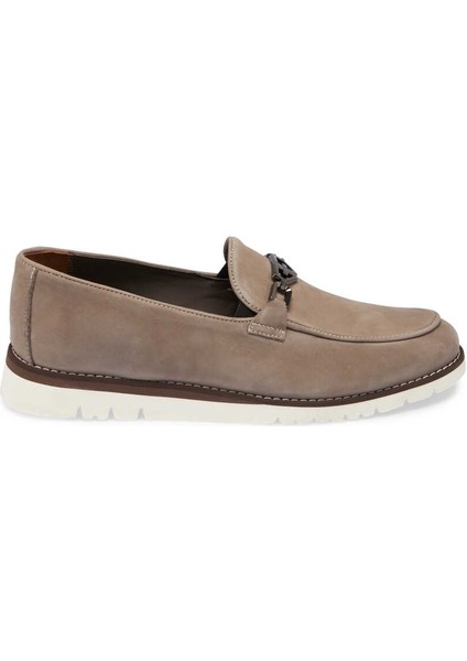 Vizon Hakiki Nubuk Deri Erkek Loafer - E24I1AY56783-A65