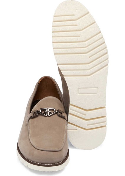 Vizon Hakiki Nubuk Deri Erkek Loafer - E24I1AY56783-A65