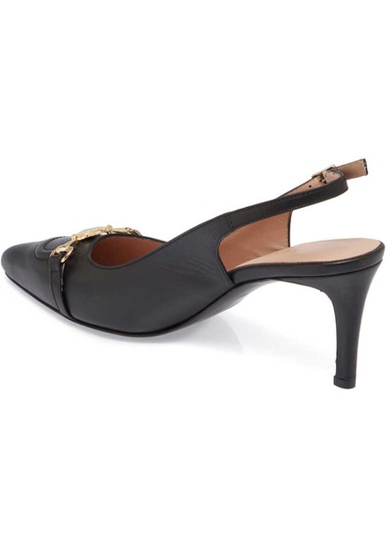 Siyah Hakiki Deri Kadın Stiletto - K24I1AY67173-A55 fiyatları