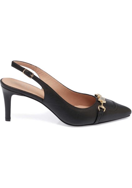 Siyah Hakiki Deri Kadın Stiletto - K24I1AY67173-A55 modelleri