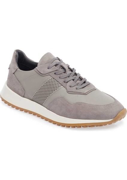 Gri Hakiki Deri Erkek Sneaker - E24I1AY56666-Q9I