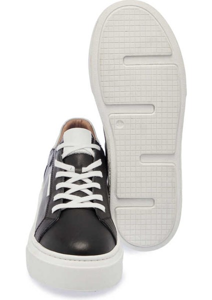 Siyah Hakiki Deri Kadın Sneaker - K24I1AY67299-A23 fırsatları