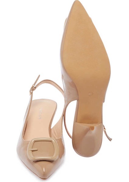 Nude Hakiki Rugan Deri Kadın Stiletto - K24I1AY67191-M3G fırsatları