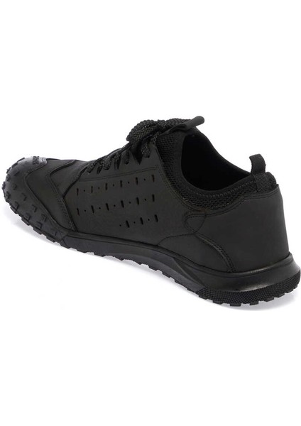 Siyah Hakiki Nubuk Deri Erkek Sneaker - E24I1AY56828-A64