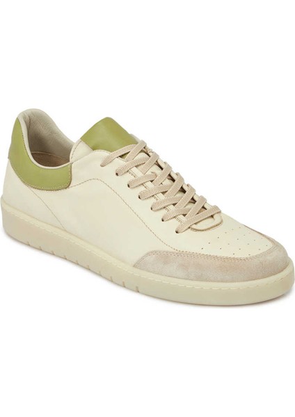 Bej Hakiki Deri Erkek Sneaker - E24I1AY56687-A25