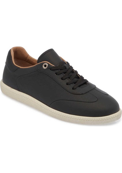 Siyah Hakiki Deri Erkek Sneaker - E24I1AY56704-A41