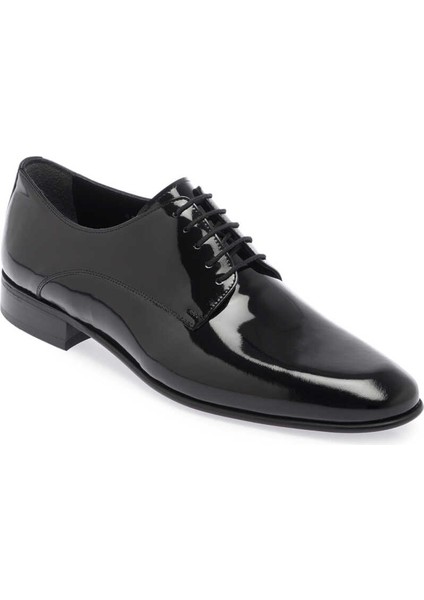 Siyah Hakiki Rugan Deri Erkek Klasik Ayakkabı - E24I1AY56921-A07