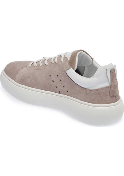 Gri Hakiki Süet Deri Erkek Sneaker - E24I1AY56665-C11 fiyatları