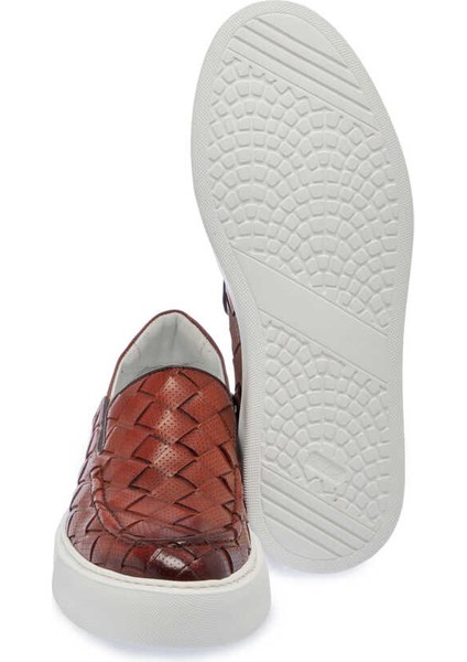 Taba Hakiki Deri Erkek Casual Ayakkabı - E24I1AY56701-X12 fırsatları