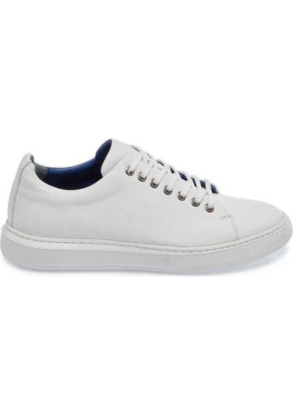 Beyaz Deri Erkek Sneaker - E24I1AY56625-A26