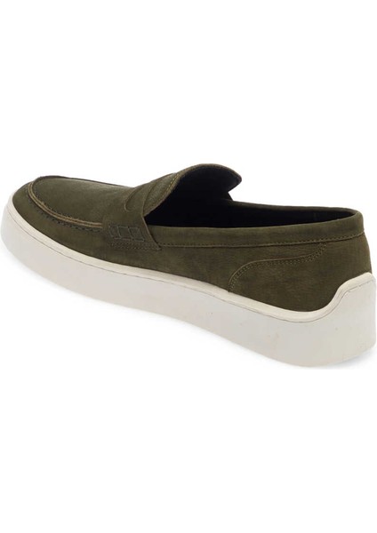 Yeşil Hakiki Nubuk Deri Erkek Loafer - E24I1AY56746-G98 modelleri