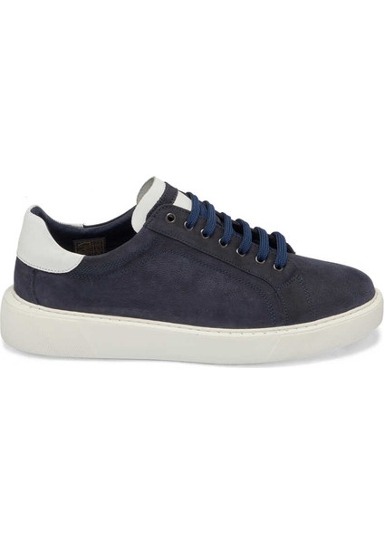 Lacivert Hakiki Deri Erkek Sneaker - E24I1AY56844-A31