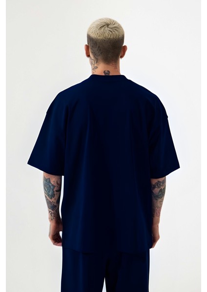 Lux Kısa Kollu Tişört Lacivert fiyatları