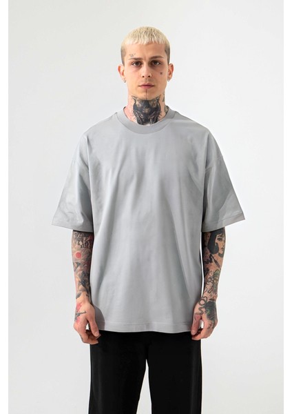 Lux Kısa Kollu Tişört Gri fiyatları