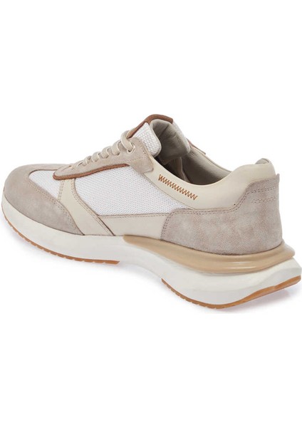 Bej Hakiki Deri Erkek Sneaker - E24I1AY56693-B79
