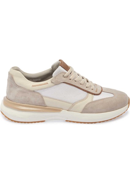 Bej Hakiki Deri Erkek Sneaker - E24I1AY56693-B79