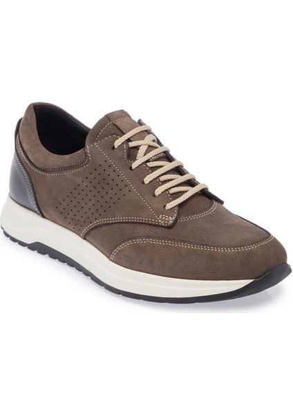 Vizon Hakiki Nubuk Deri Erkek Sneaker - E24I1AY56739-A65