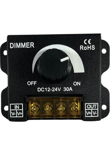 Manuel LED Dimmer 30 Amper (Led Kısıcı, Arttırıcı)
